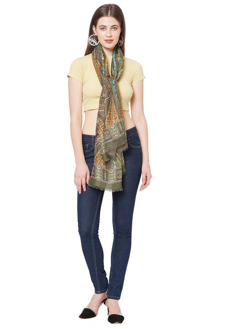 women printed everyday wrap scarf - 21631525 - Standard Image - 0
