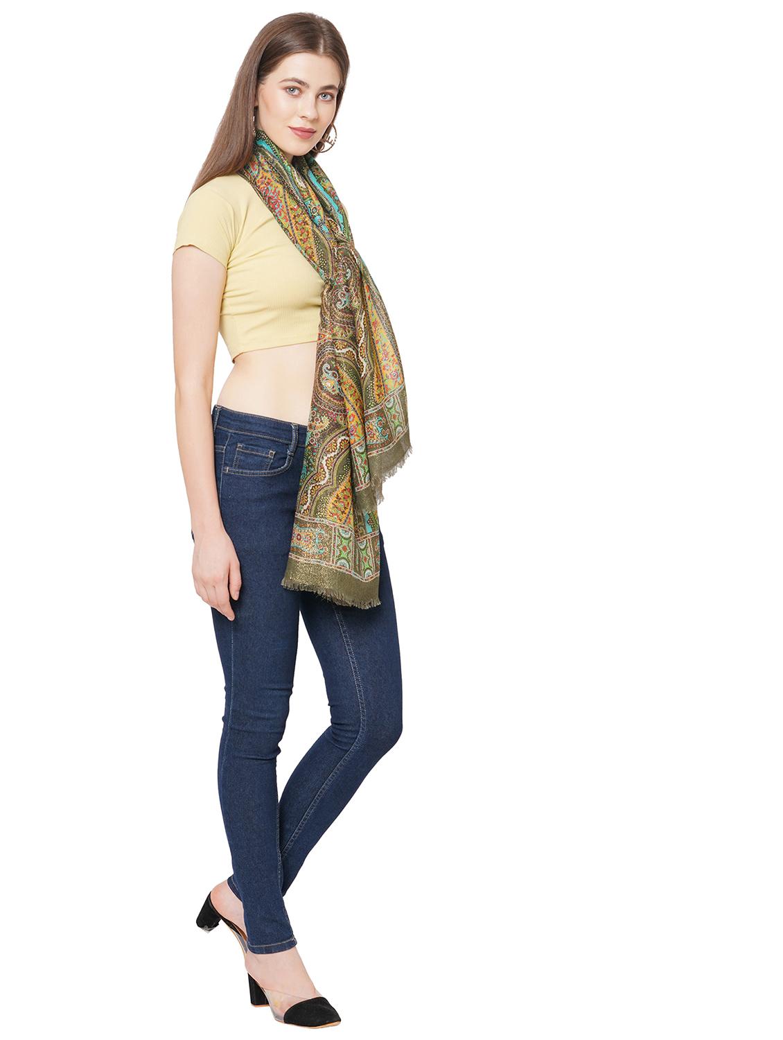 women printed everyday wrap scarf - 21631525 - Standard Image - 1