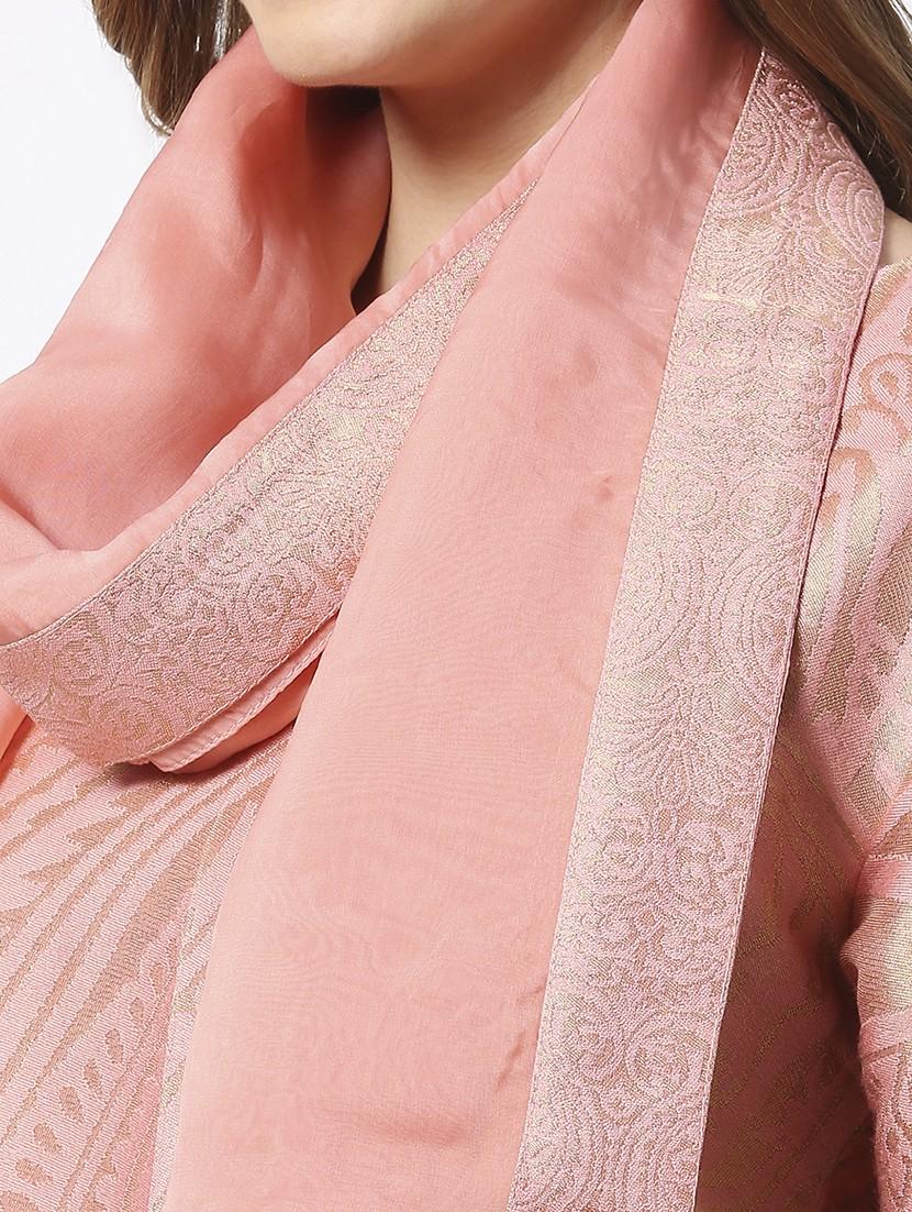 women plain lace bordered dupatta - 21631549 - Standard Image - 4