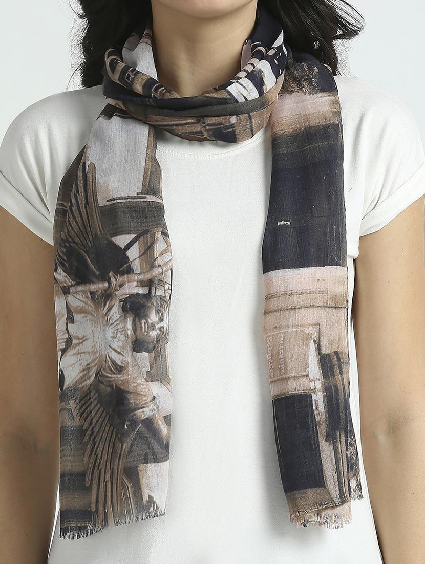 women printed everyday wrap scarf - 21631557 - Standard Image - 4