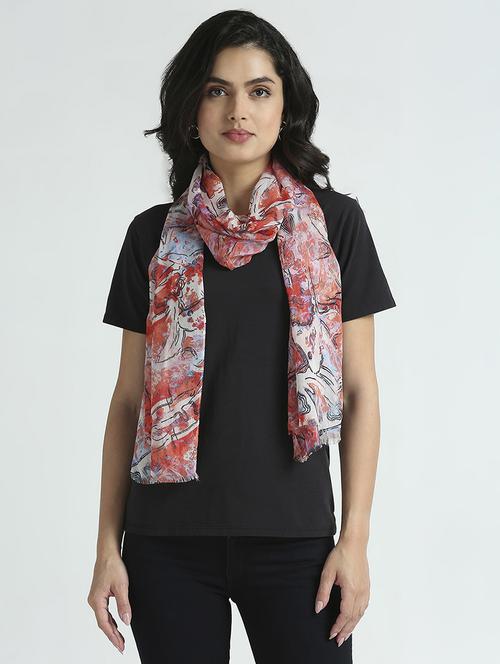 women printed everyday wrap scarf - 21631559 -  Standard Image - 0