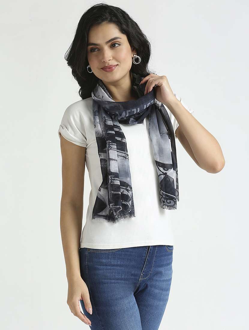 women printed everyday wrap scarf - 21631566 -  Standard Image - 1