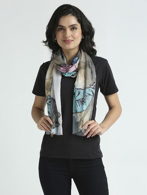 women printed everyday wrap scarf - 21631568 -  Standard Image - 0