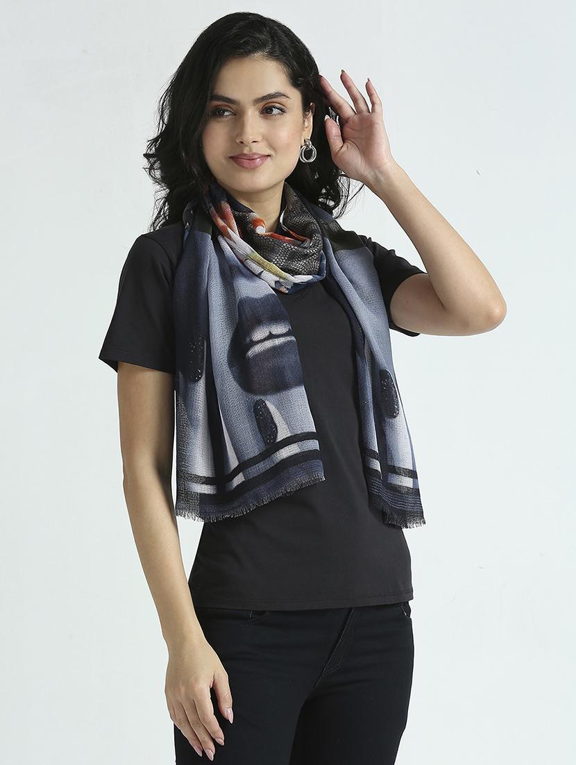women printed everyday wrap scarf - 21631569 -  Standard Image - 1
