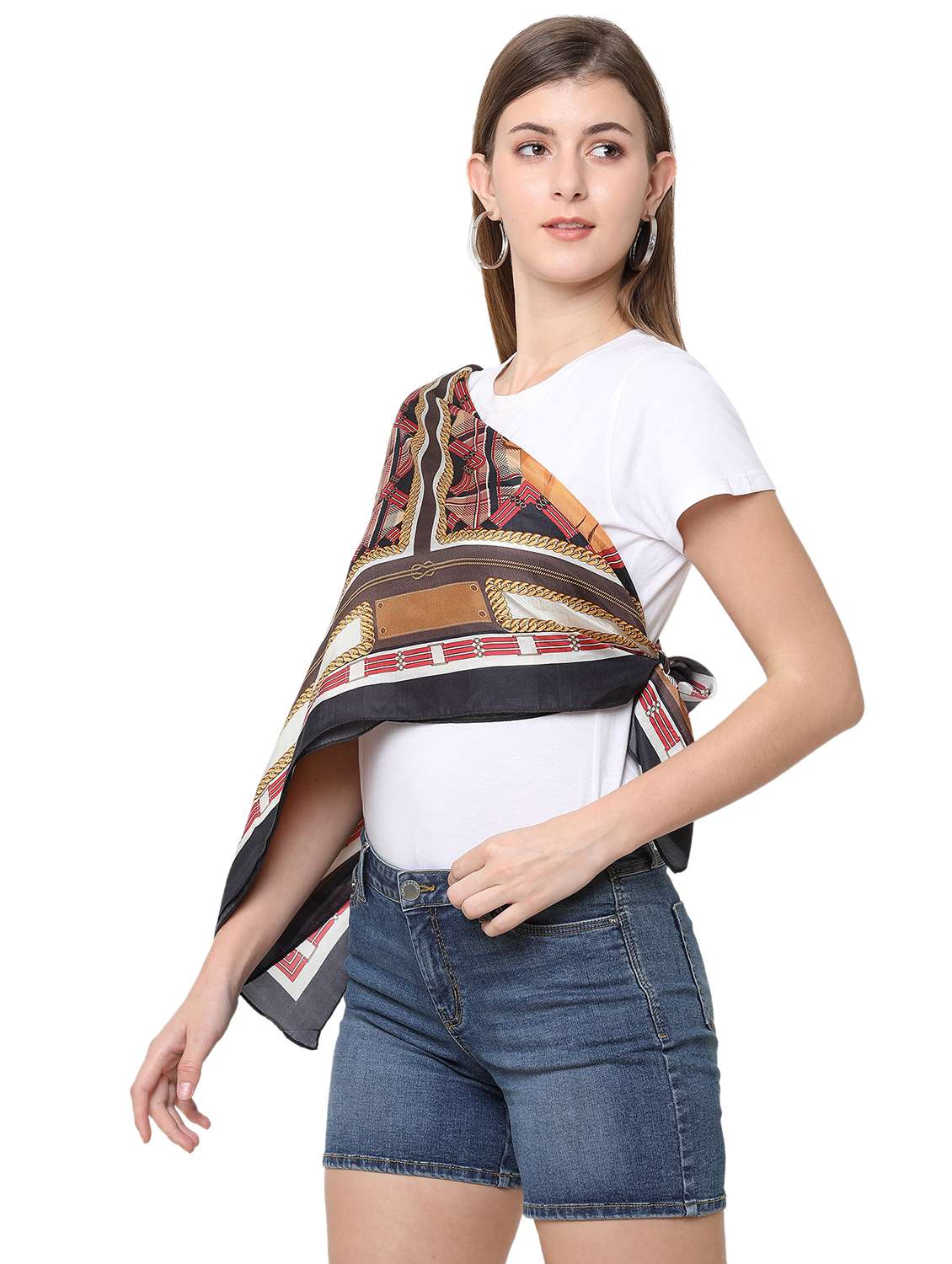 women printed everyday wrap scarf - 21631573 -  Standard Image - 1