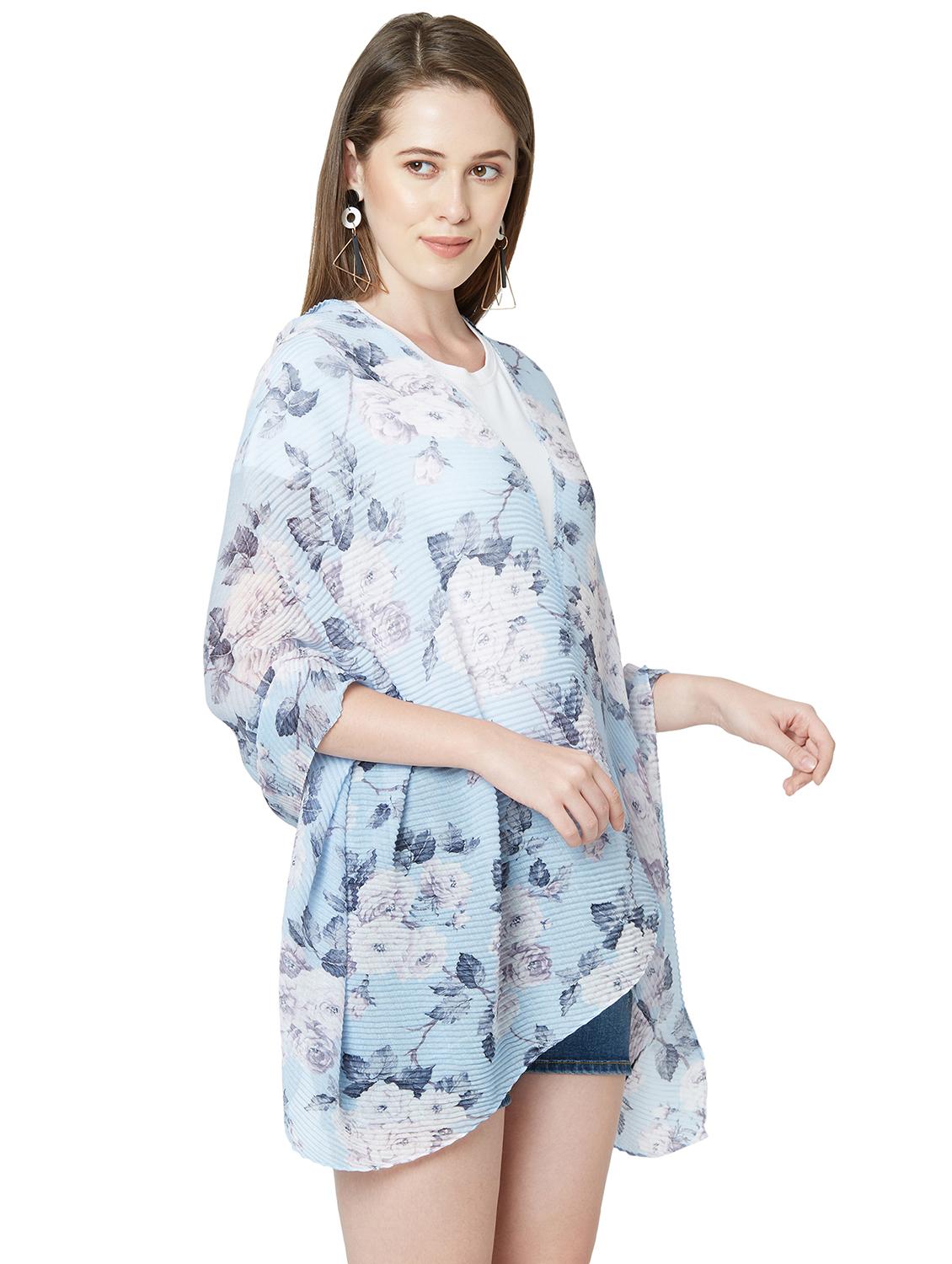 women printed everyday wrap scarf - 21631579 - Standard Image - 1