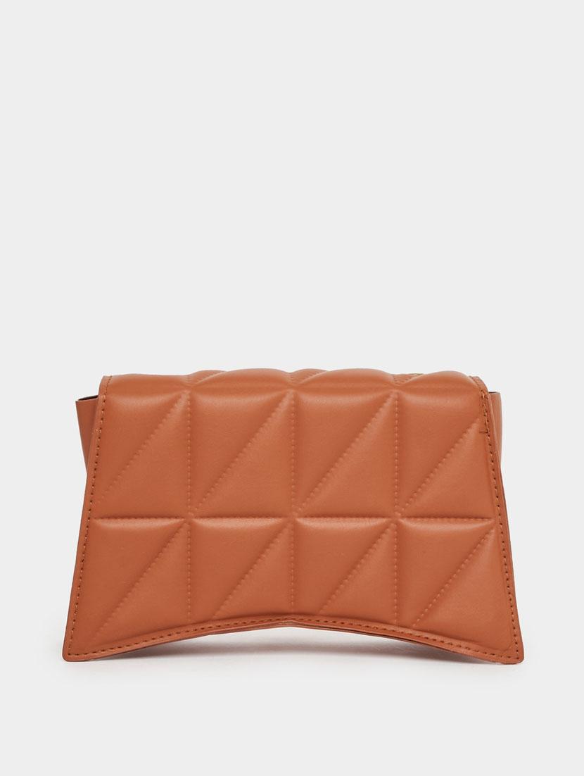 women white textured sling bag - 21631989 - Standard Image - 1