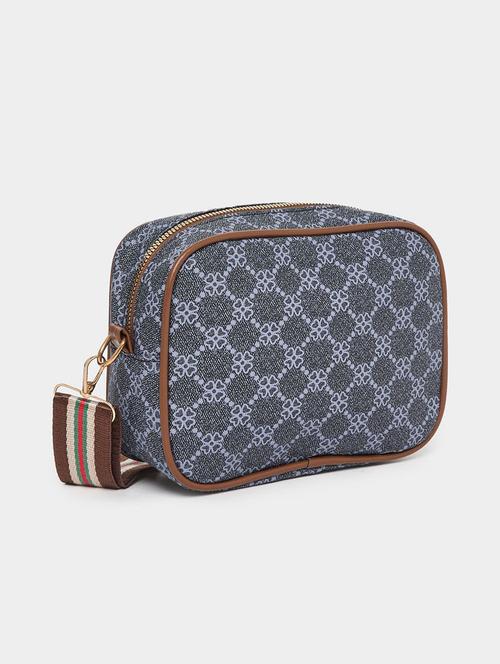 women blue printed sling bag - 21631990 - Standard Image - 0