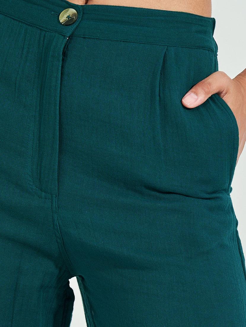 women solid wide leg trouser - 21632018 - Standard Image - 4