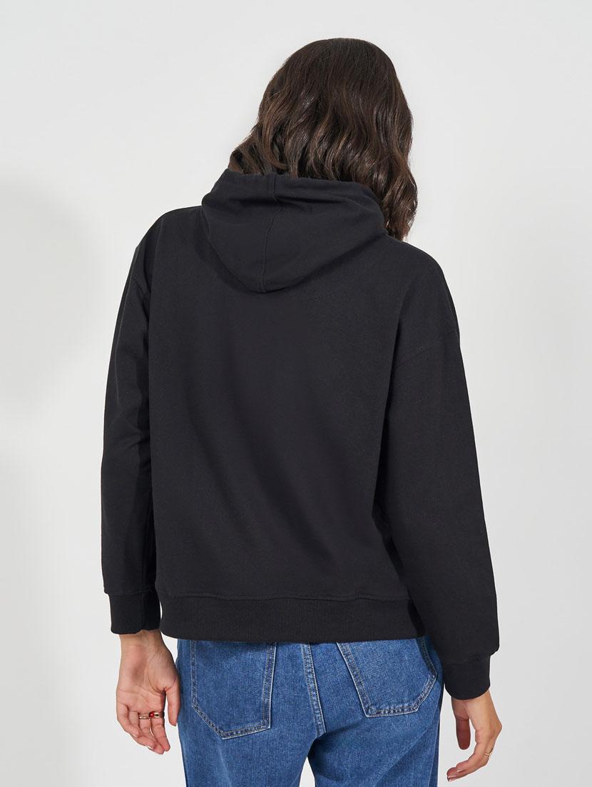 women chest  print long sleeve sweatshirt - 21632055 -  Standard Image - 1