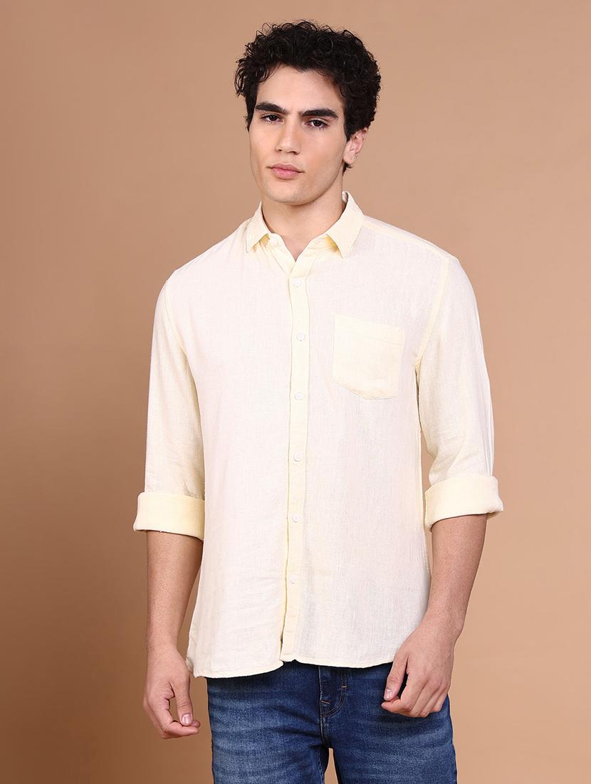 women solid collared casual shirt - 21632620 -  Zoom Image - 0