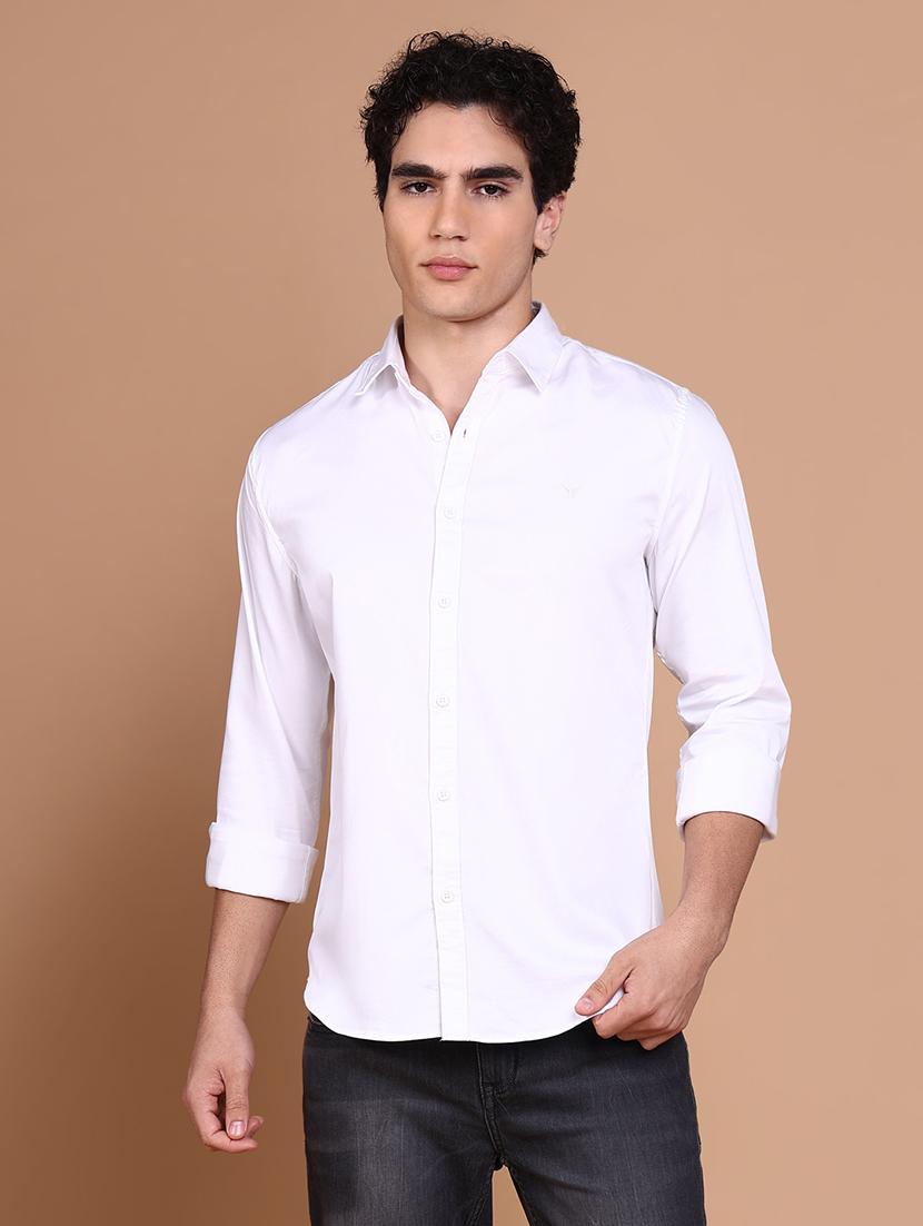 women solid collared casual shirt - 21632621 - Zoom Image - 0