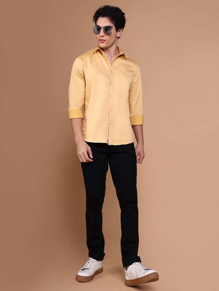 women solid collared casual shirt - 21632622 -  Standard Image - 4