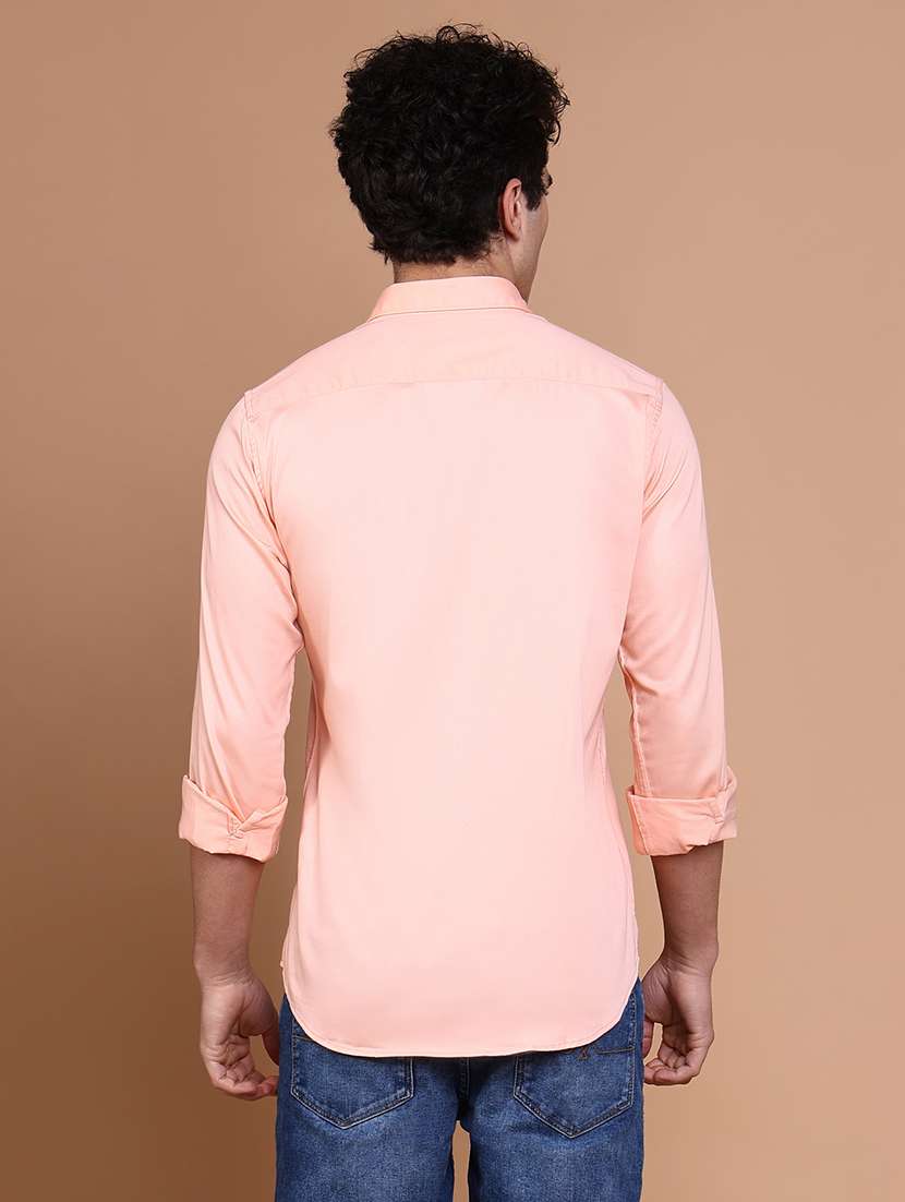 women solid collared casual shirt - 21632623 - Standard Image - 4