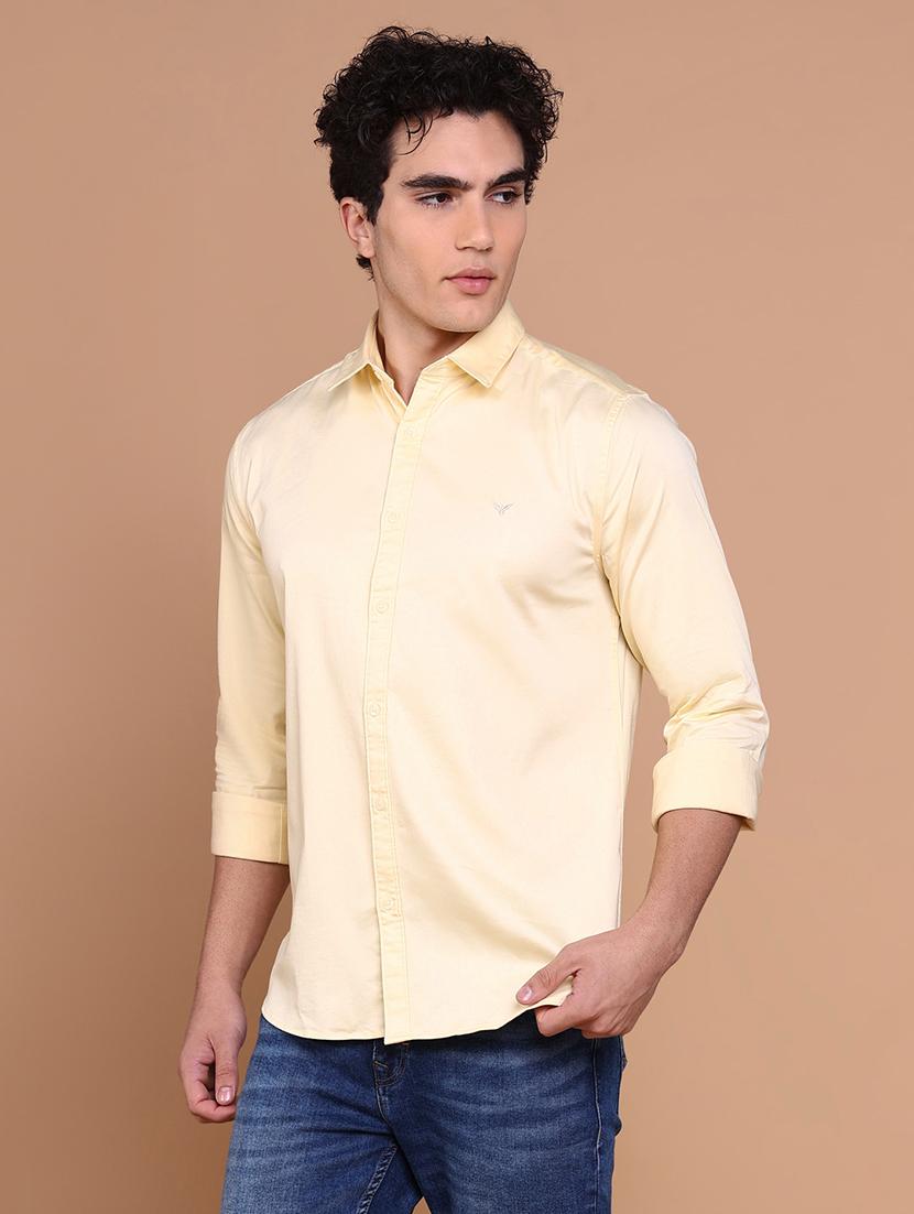 women solid collared casual shirt - 21632624 -  Standard Image - 1