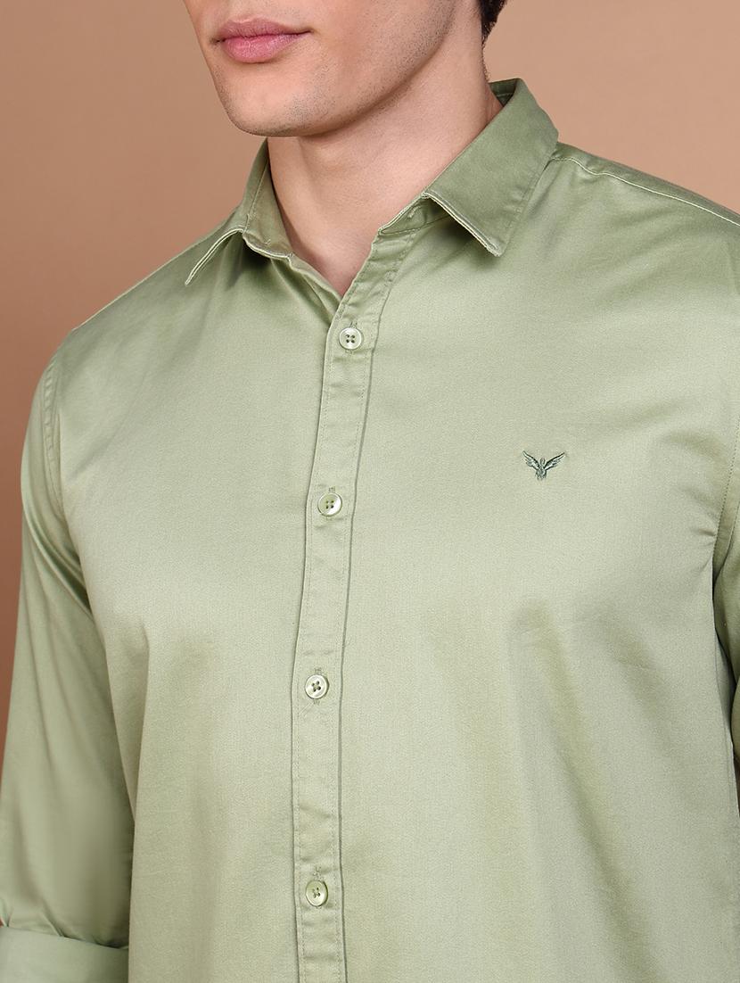 women solid collared casual shirt - 21632625 - Standard Image - 6
