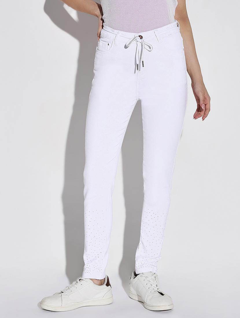 women plain slim fit denim jeans - 21632649 - Zoom Image - 0