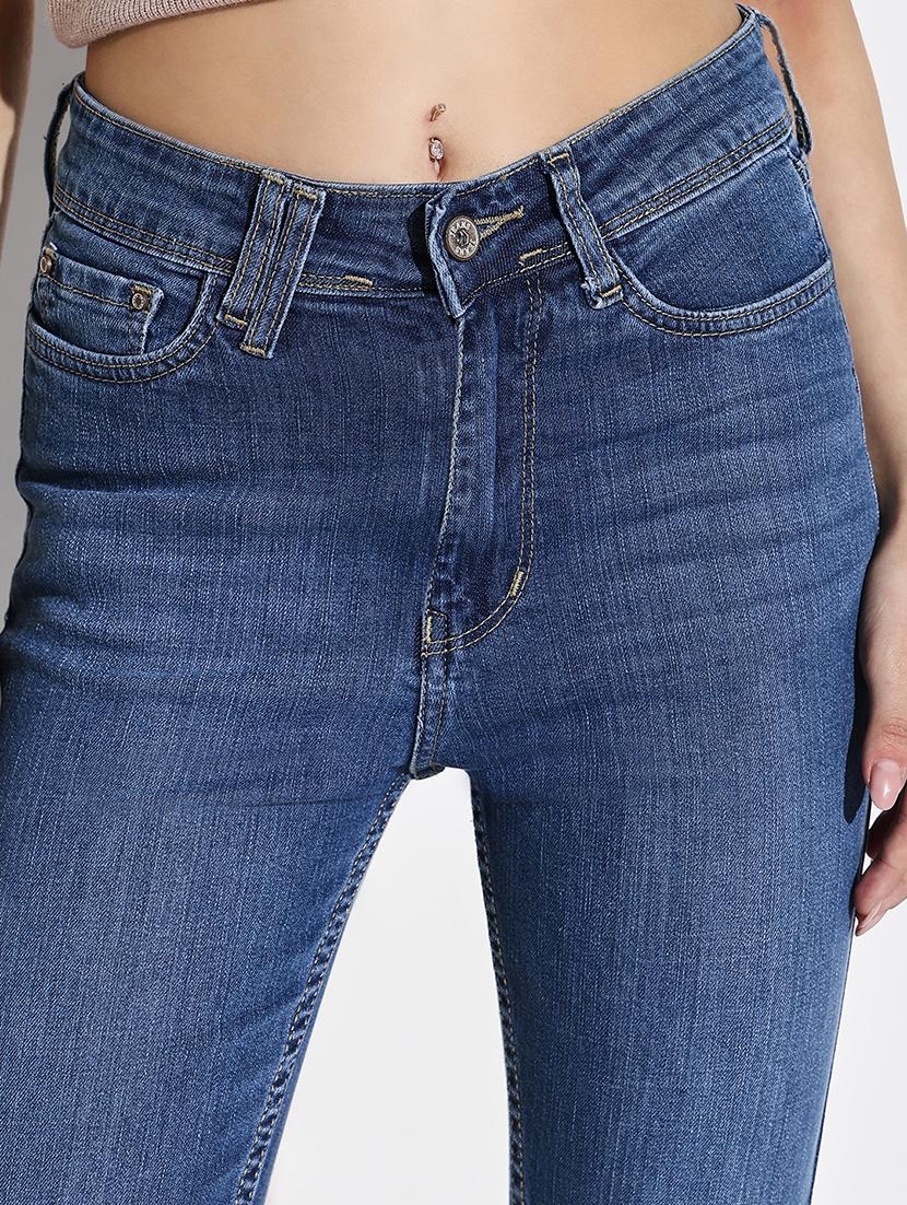 women plain slim fit denim jeans - 21632671 - Standard Image - 6