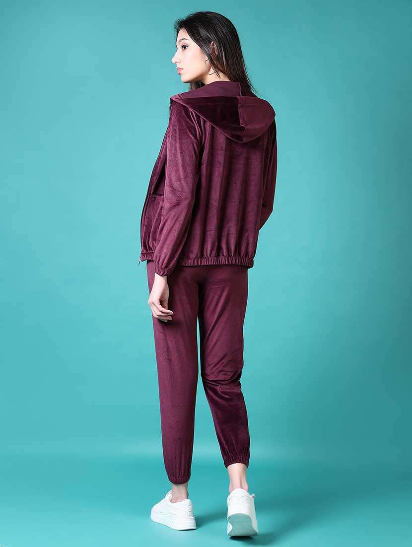 women solid winter wear co-ord set - 21632845 -  Standard Image - 1