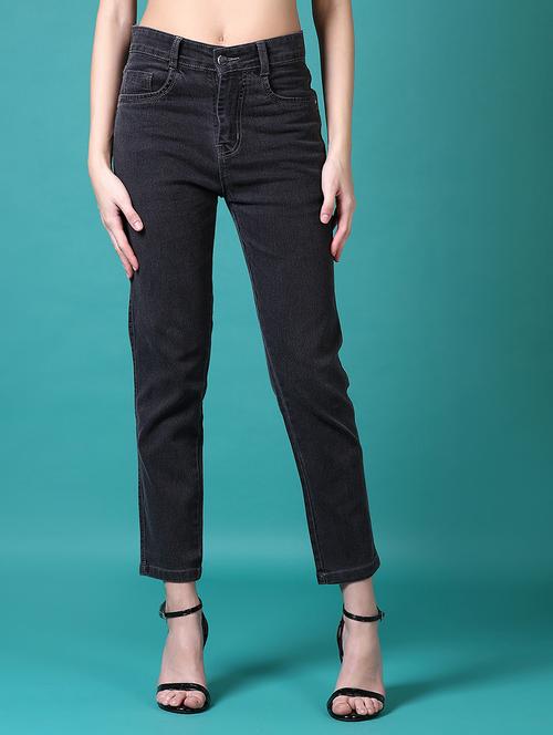 women solid mid rise slim fit jean - 21632880 -  Standard Image - 0