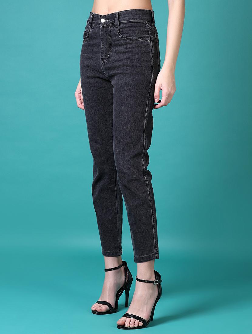 women solid mid rise slim fit jean - 21632880 -  Standard Image - 1