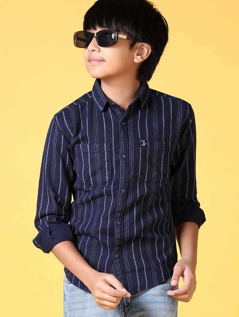 boys long sleeves striped shirt - 21633375 -  Standard Image - 1