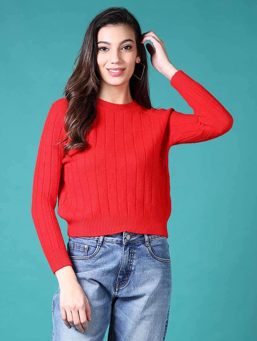 women self designed long sleeves pullover