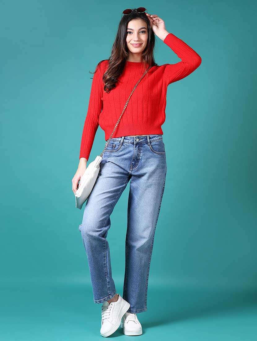 women self designed long sleeves pullover - 21633407 -  Standard Image - 4