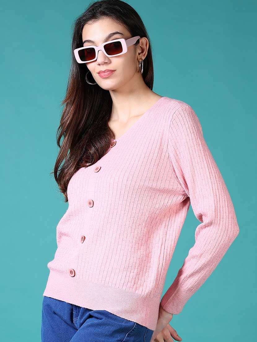 women self design long sleeve pullover - 21633410 -  Standard Image - 1