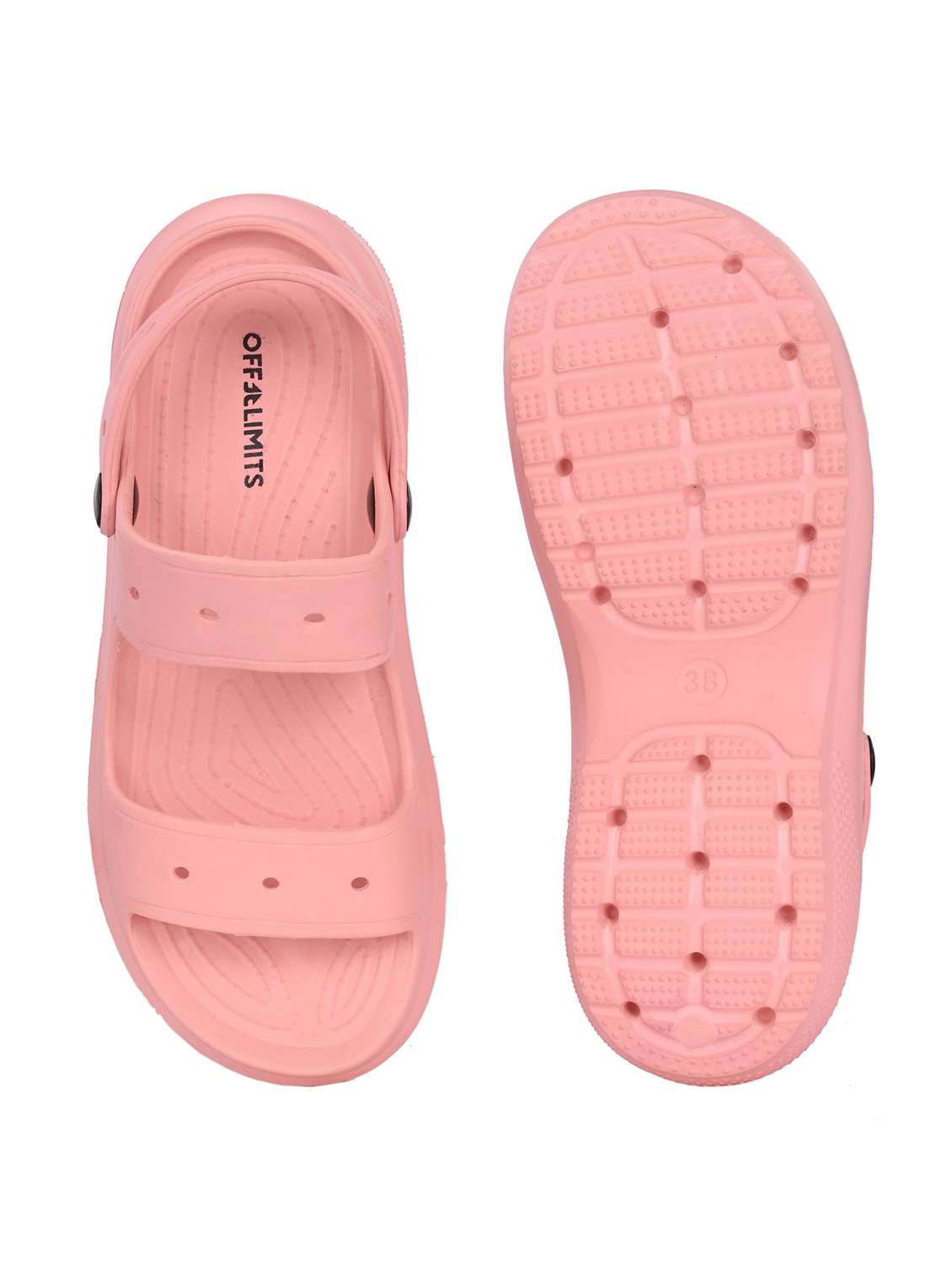 men pink solid clogs - 21633450 -  Standard Image - 4