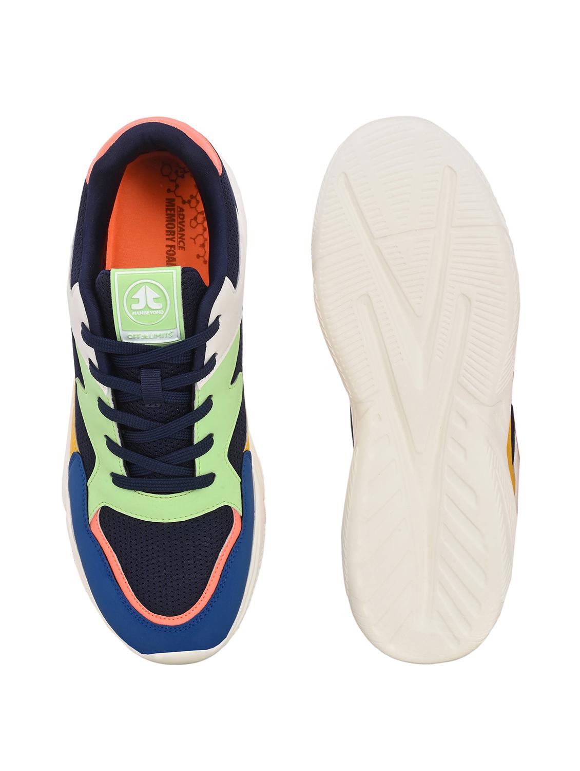 men lace up running sport shoes - 21633516 - Standard Image - 4