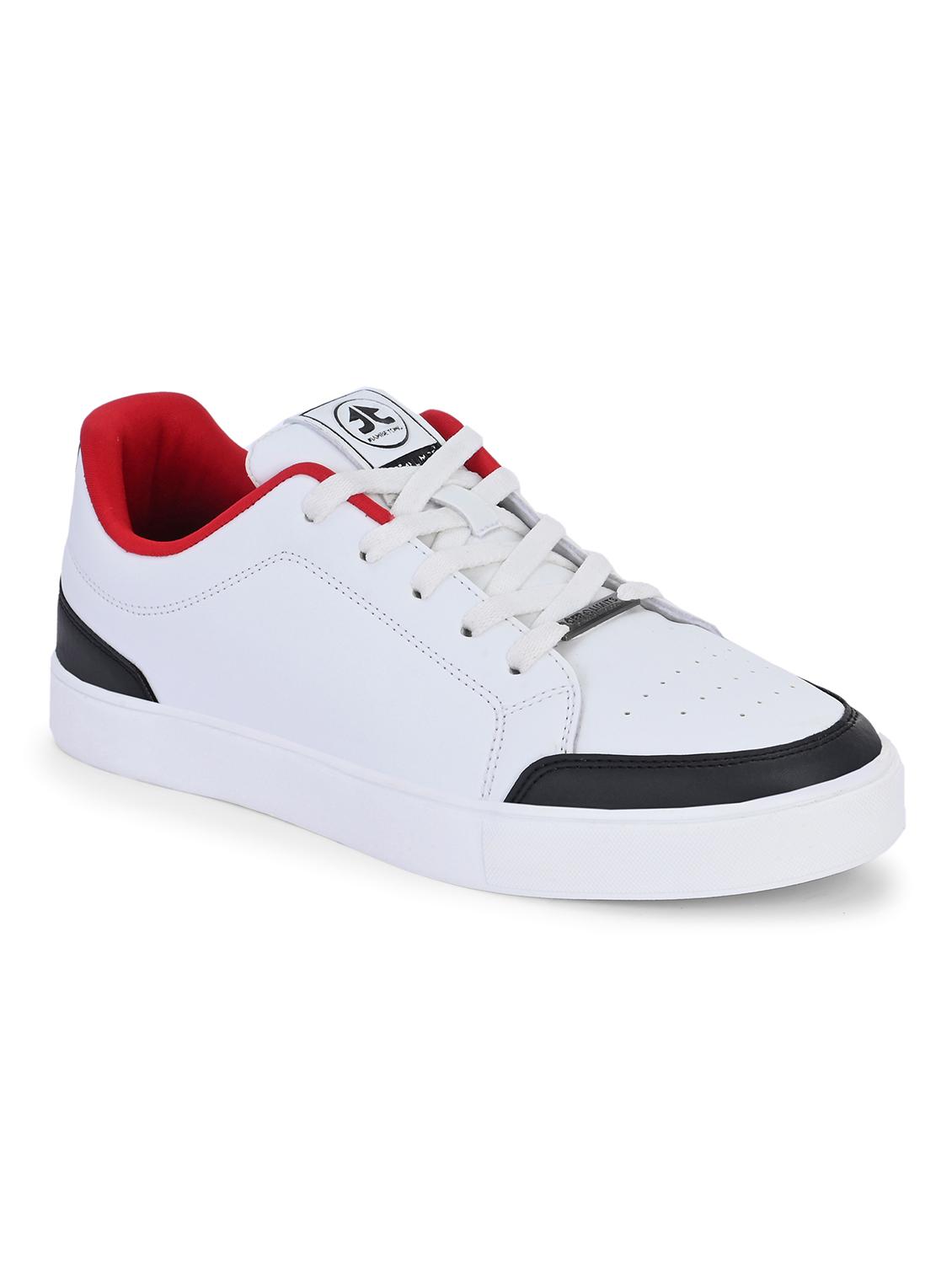 men white lace up sneaker - 21633520 -  Standard Image - 1