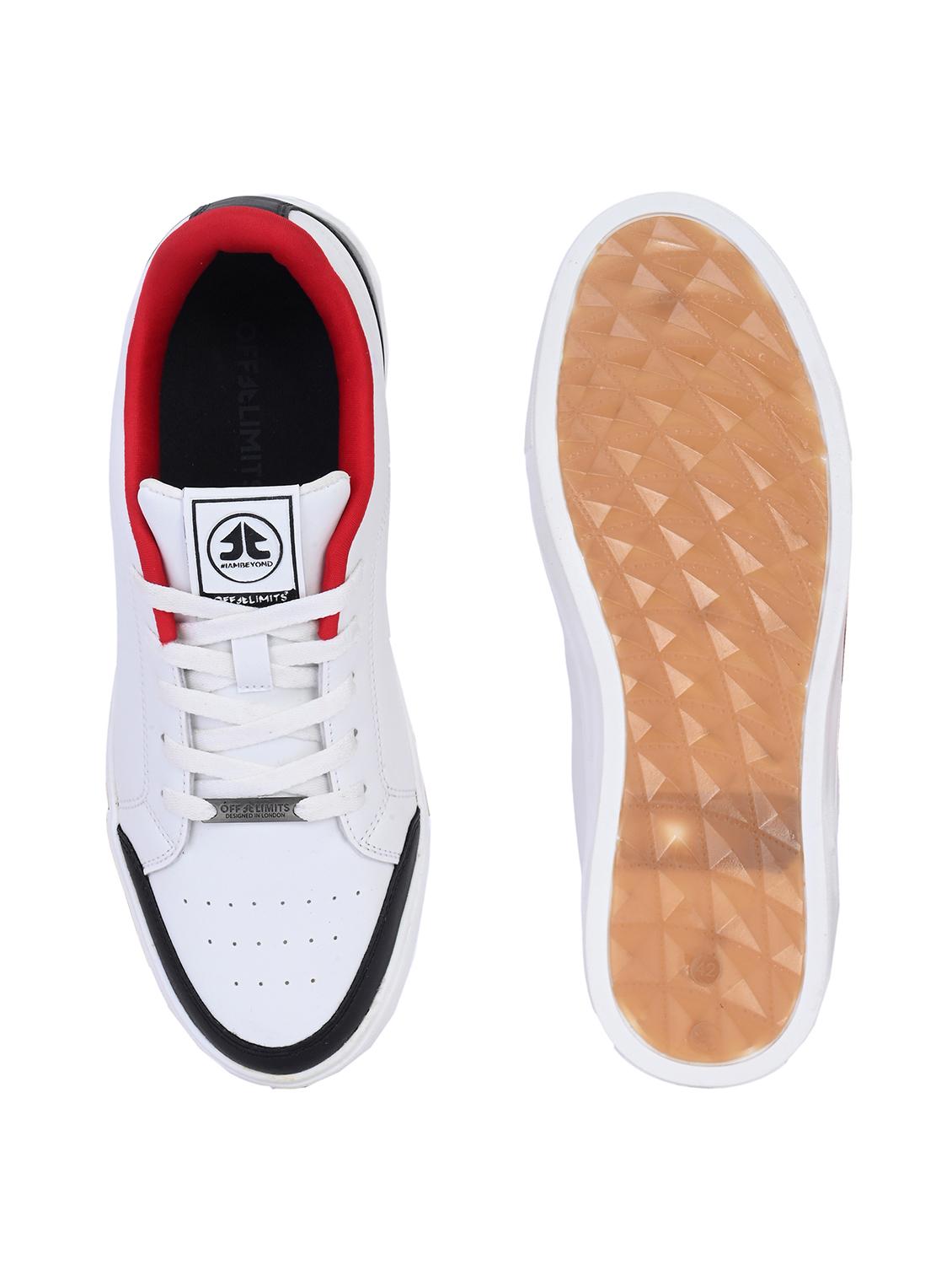 men white lace up sneaker - 21633520 - Standard Image - 4