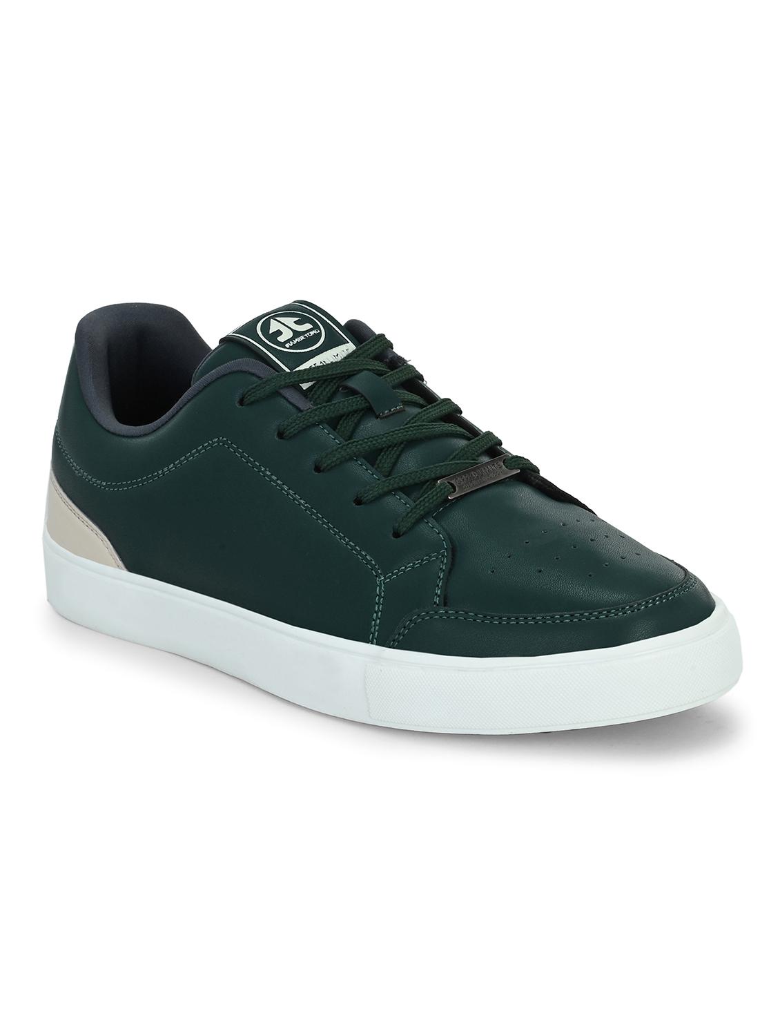 men solid lace up sneaker - 21633522 - Standard Image - 1