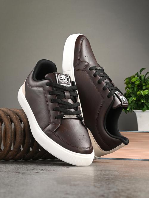 men solid lace up sneaker - 21633523 -  Standard Image - 0