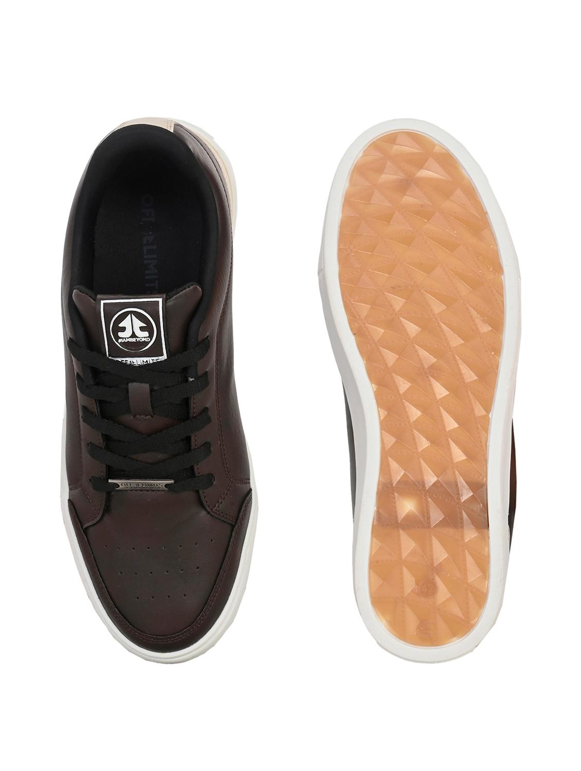 men solid lace up sneaker - 21633523 - Standard Image - 4