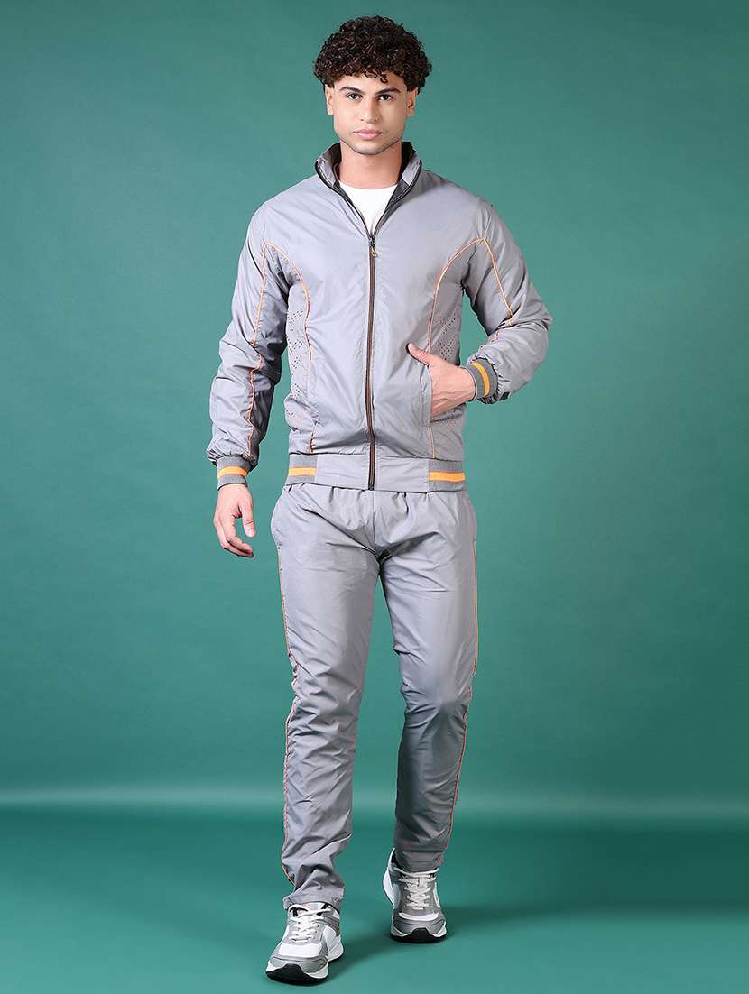 men solid ankle length track suit - 21634202 -  Standard Image - 1