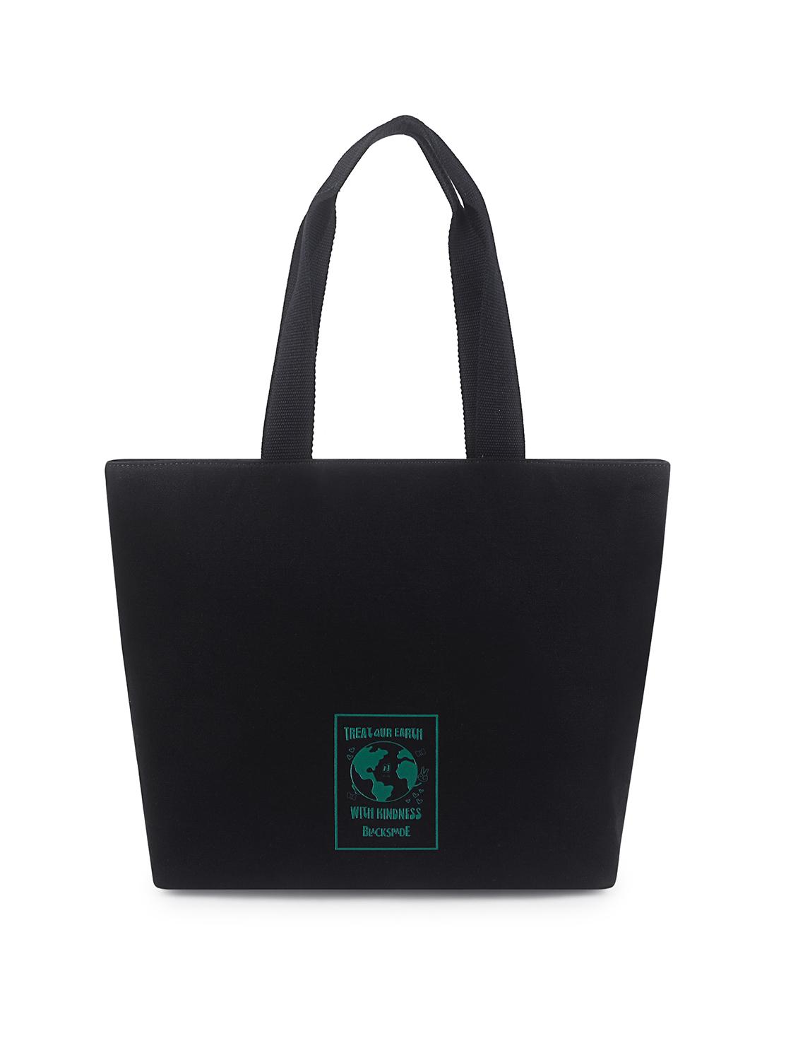 women typography structured tote - 21634676 - Standard Image - 1