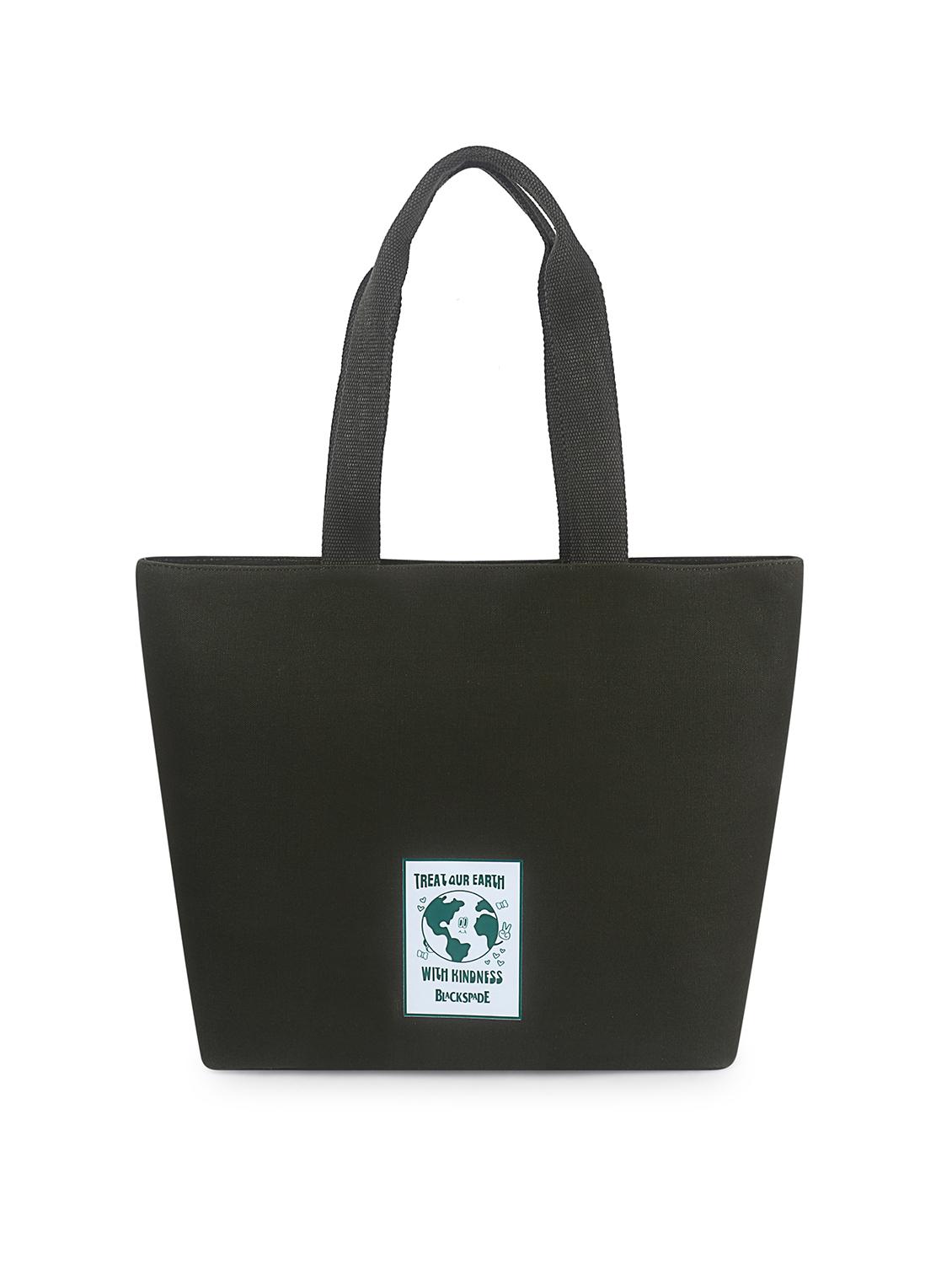 women typography structured tote - 21634678 - Standard Image - 1