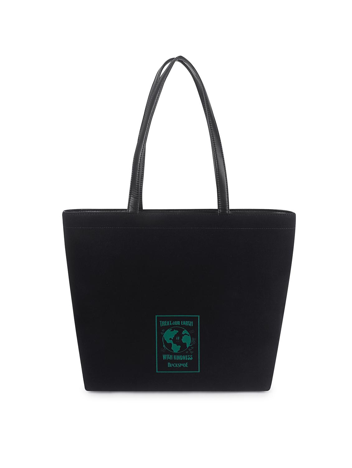 women typography structured tote - 21634680 - Standard Image - 1
