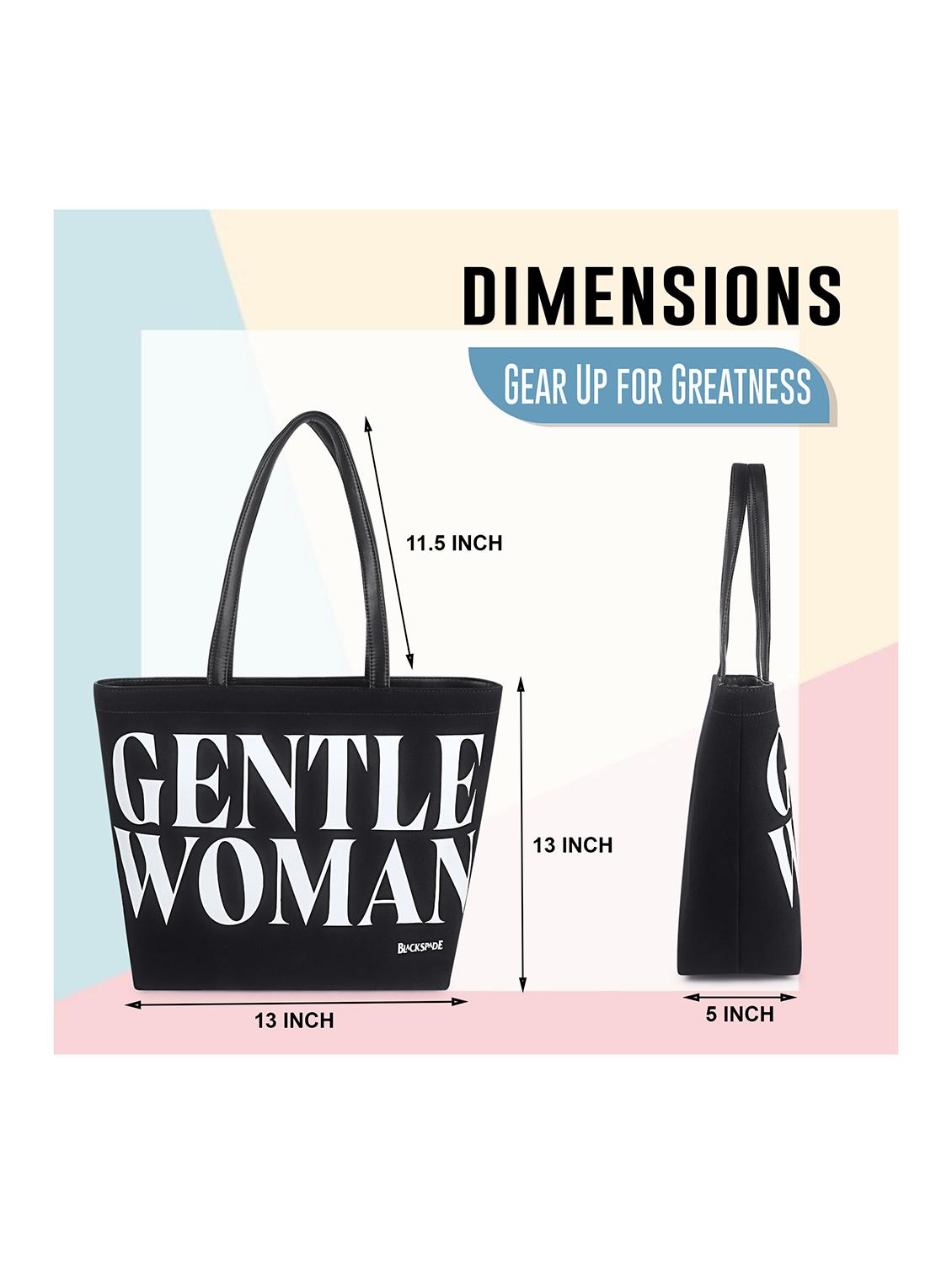 women typography structured tote - 21634680 - Standard Image - 4
