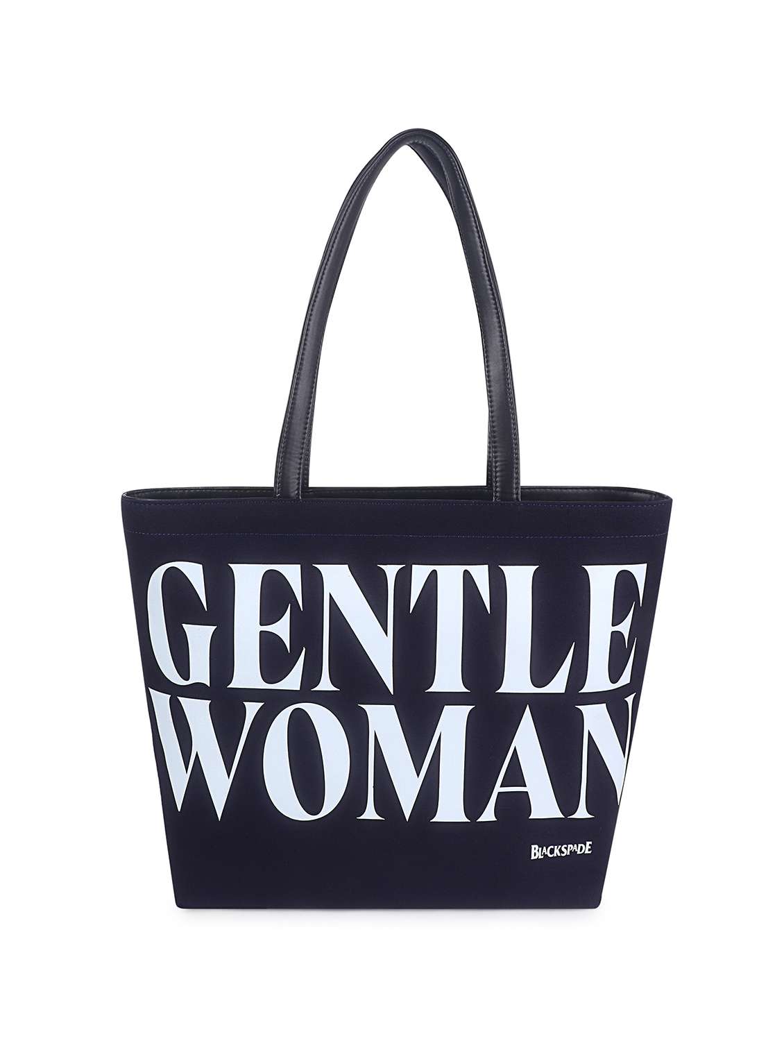 women typography structured tote