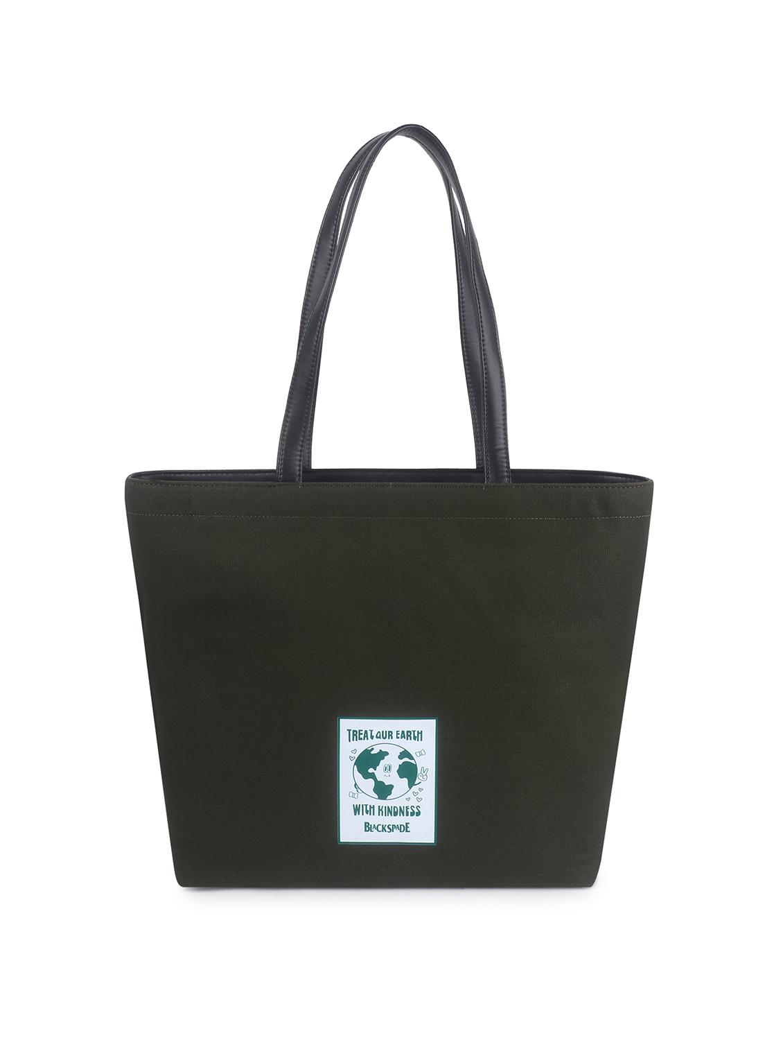 women typography structured tote - 21634682 - Standard Image - 1