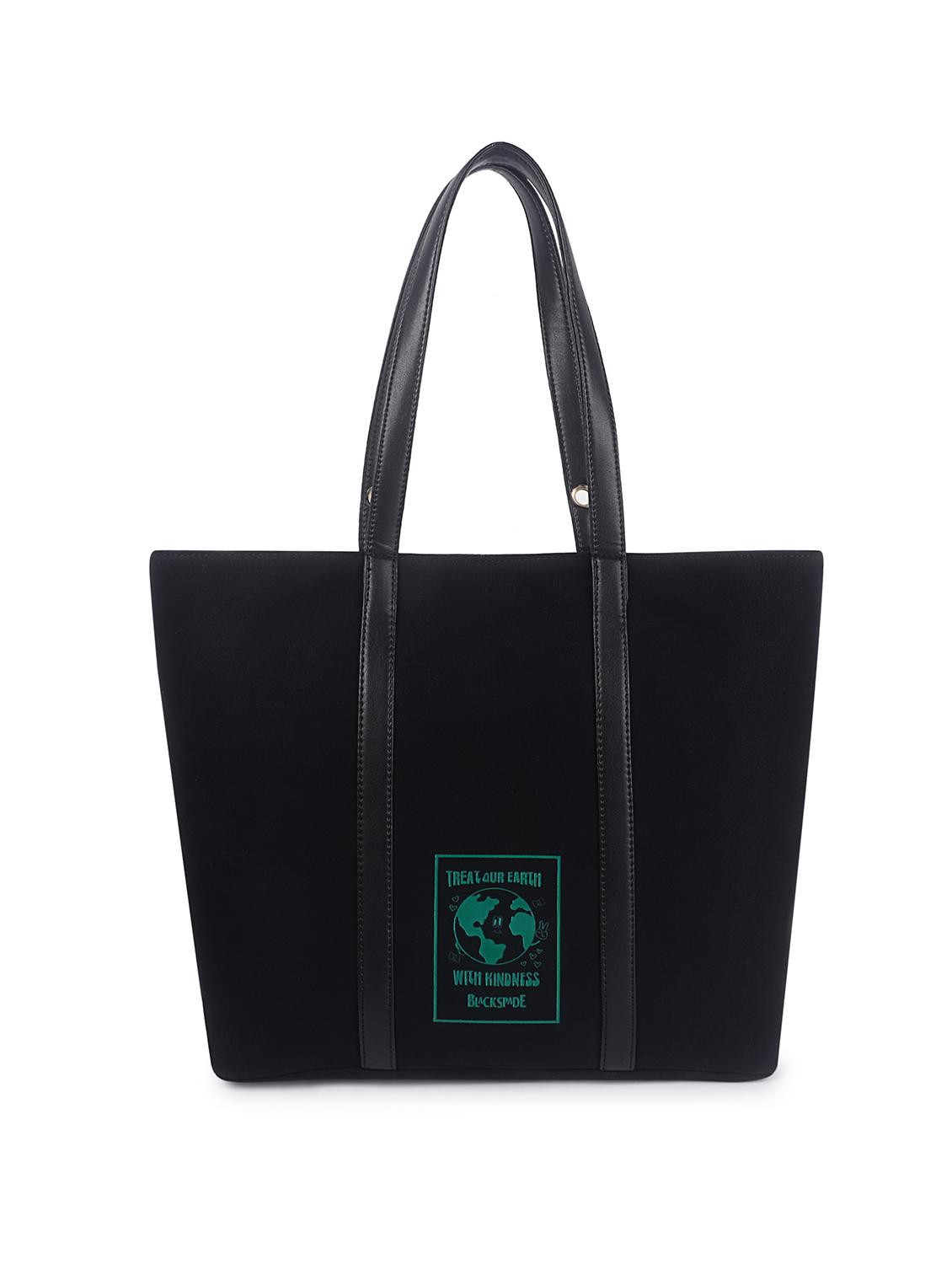 women solid structured tote - 21634684 - Standard Image - 1