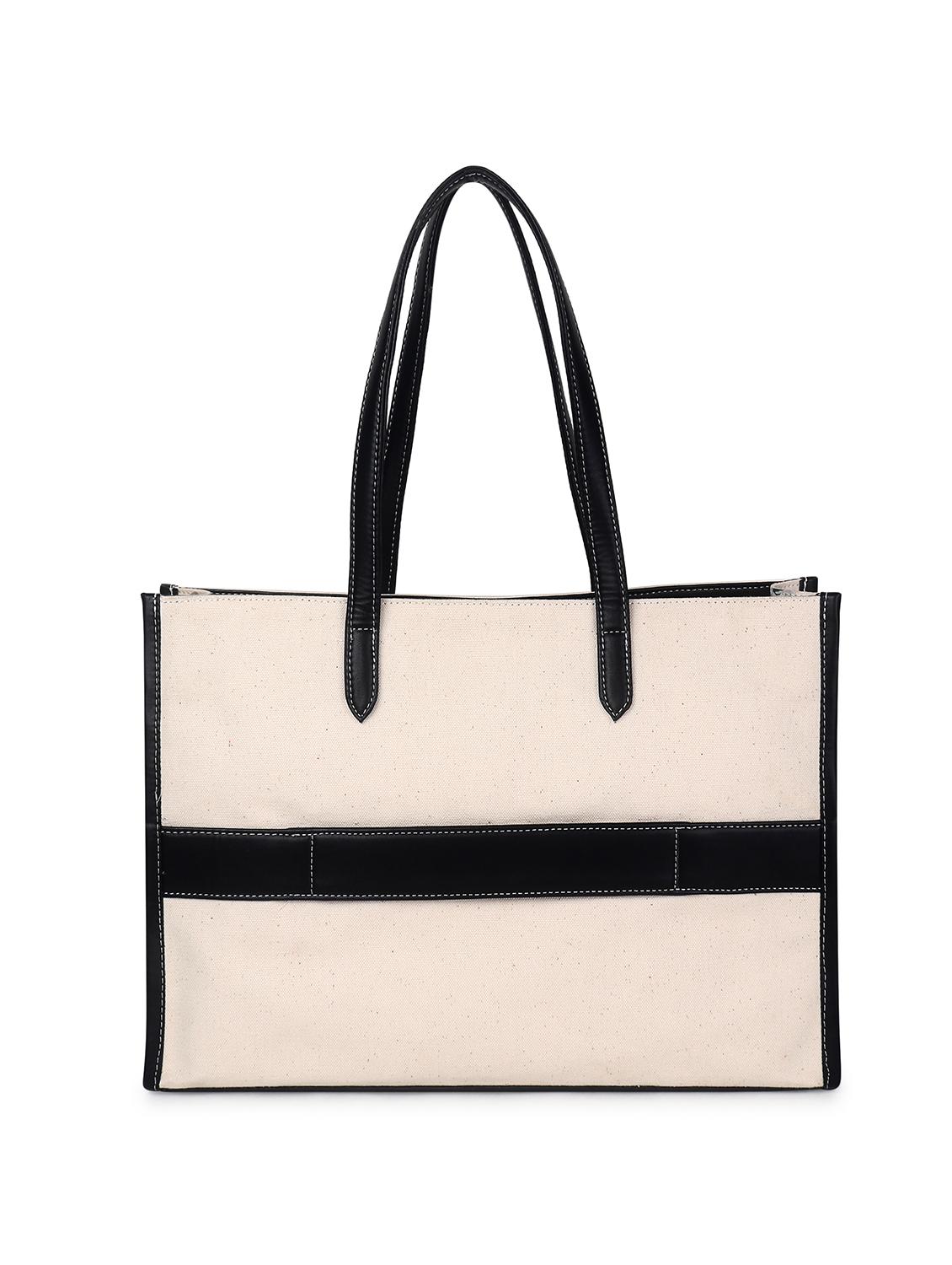 women white leatherette (pu) structured tote - 21634700 -  Standard Image - 1