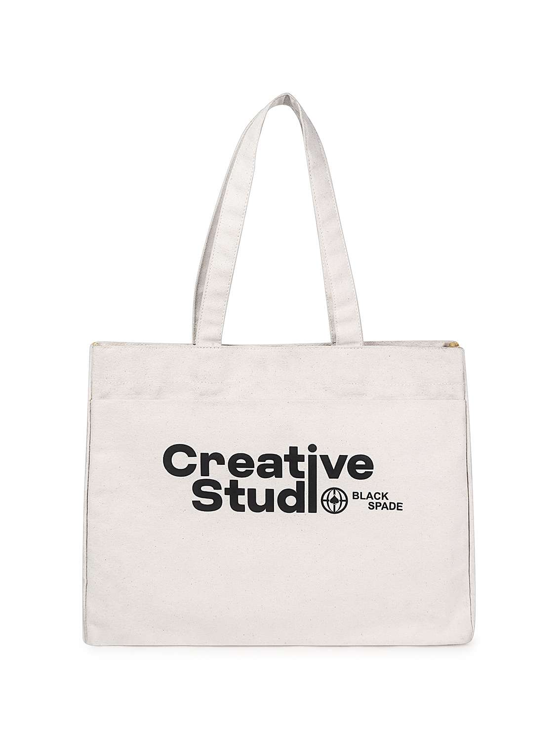 women typography structured tote