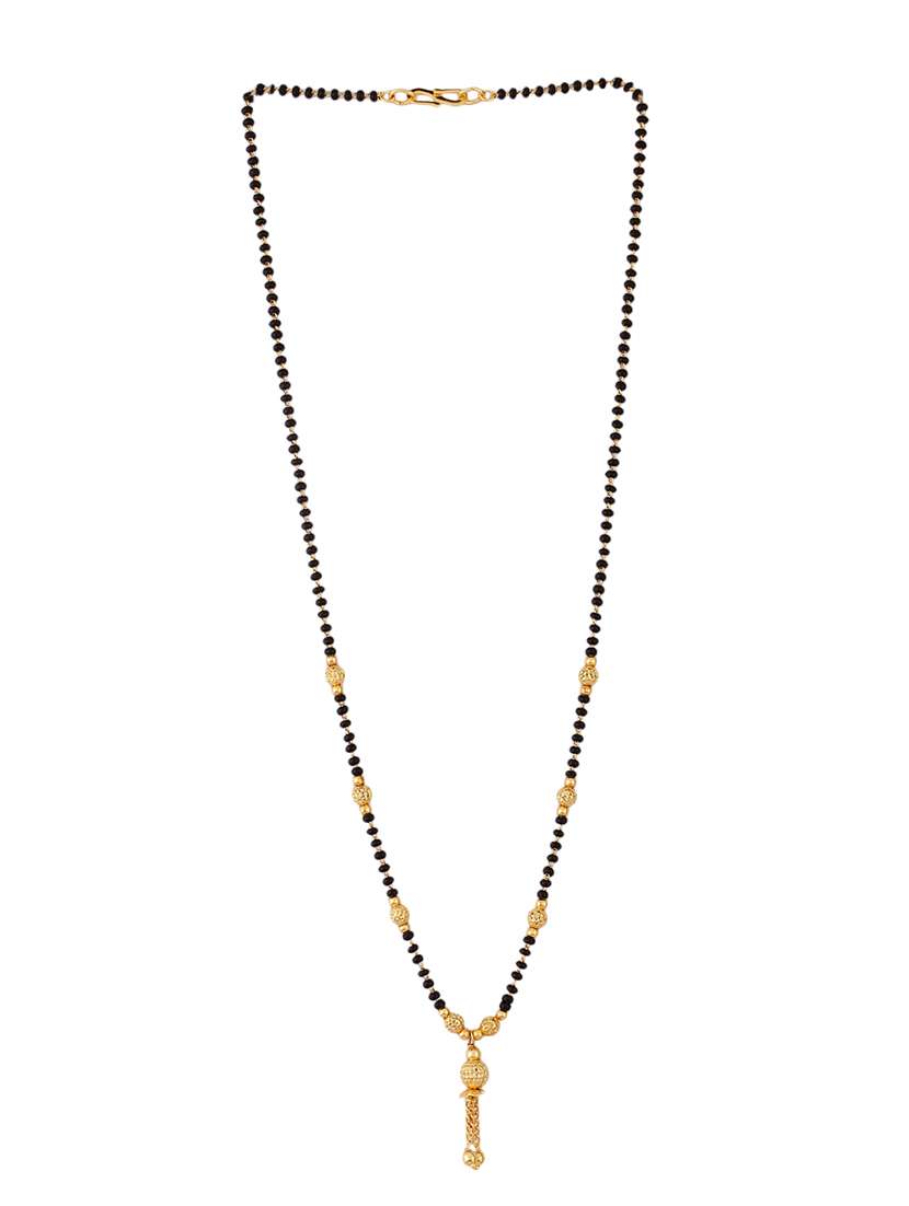 women gold plated mangalsutra set - 21635032 -  Standard Image - 1