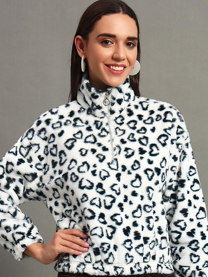 women long sleeves printed sweatshirt - 21635066 -  Standard Image - 1