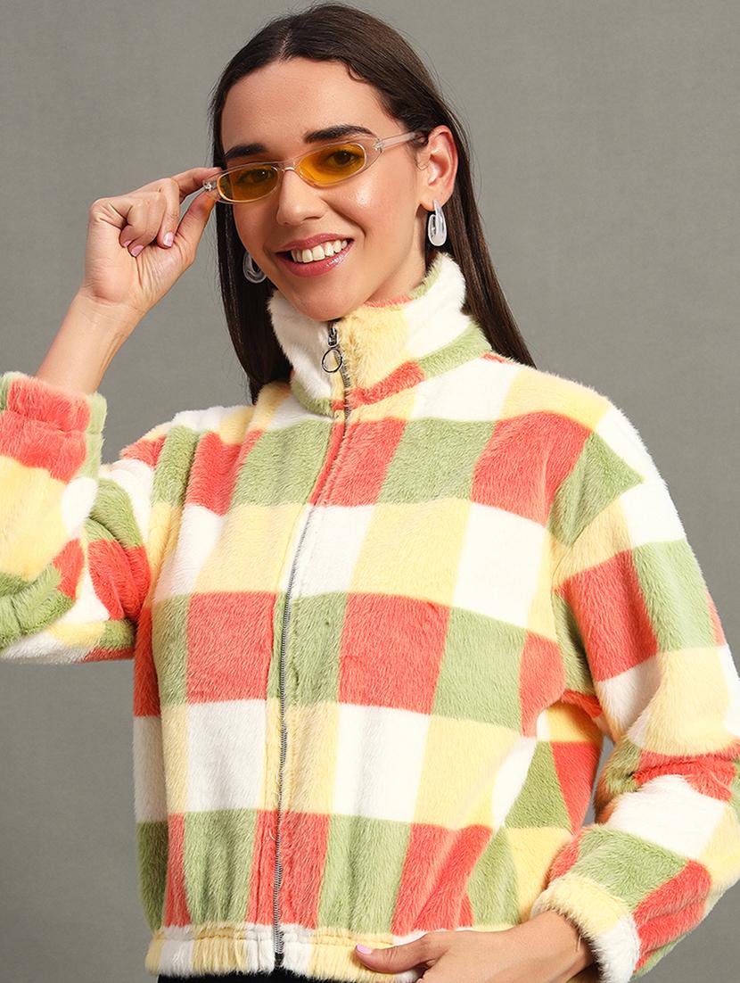 women long sleeves color block sweatshirt - 21635071 - Standard Image - 1