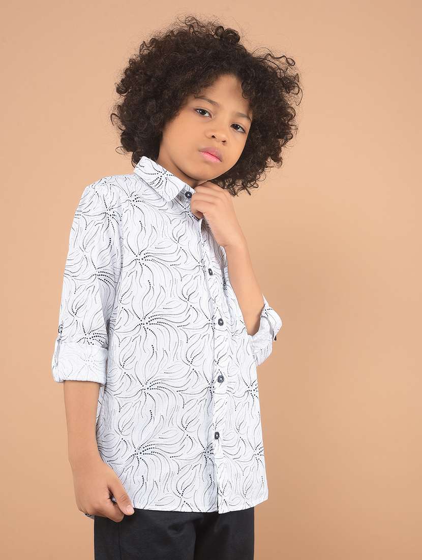 boys solid long sleeve shirt - 21635457 -  Standard Image - 1